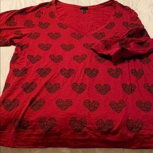 Torrid flower heart top